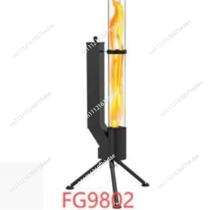 Vertical Wood-Burning Rocket Stove Rocket Barrel Patio Heater Outdoor Camping Winter Pellet Stove Heating Stove