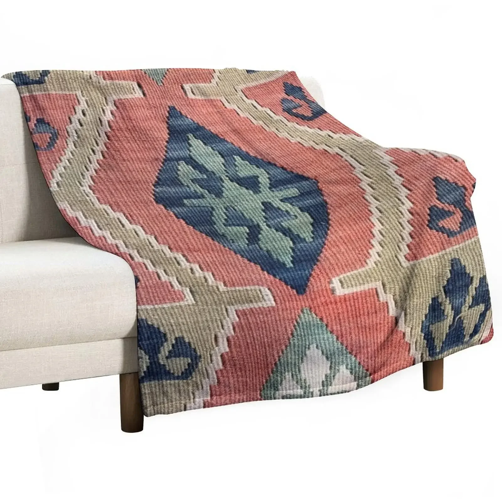 

Decorative Kilim, Navaho Weave, Woven Textile Throw Blanket heavy to sleep Luxury St Blankets