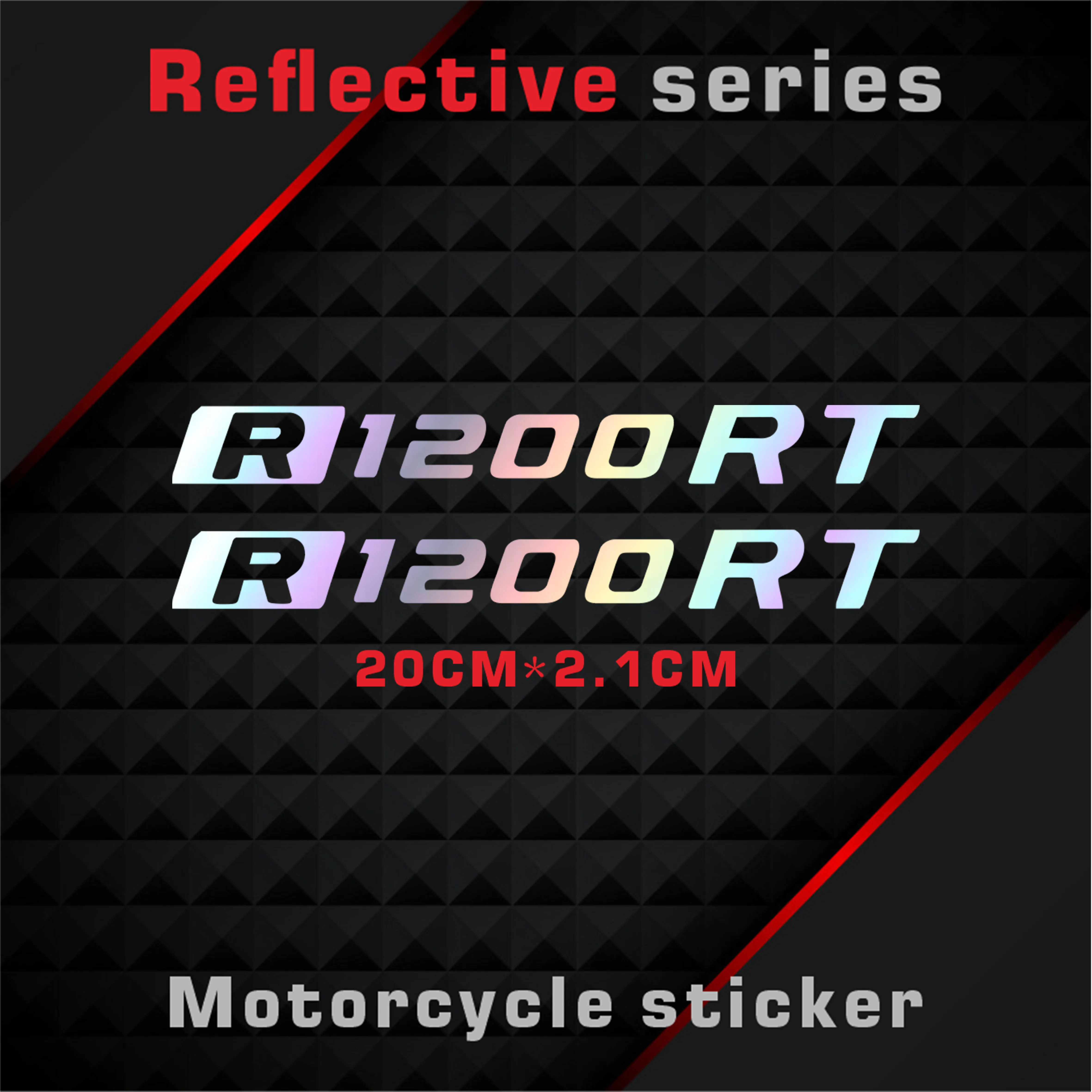 

Новые наклейки на мотоцикл, светоотражающие водонепроницаемые наклейки с логотипом топливного бака, комплект для R1200RT, декоративные наклейки