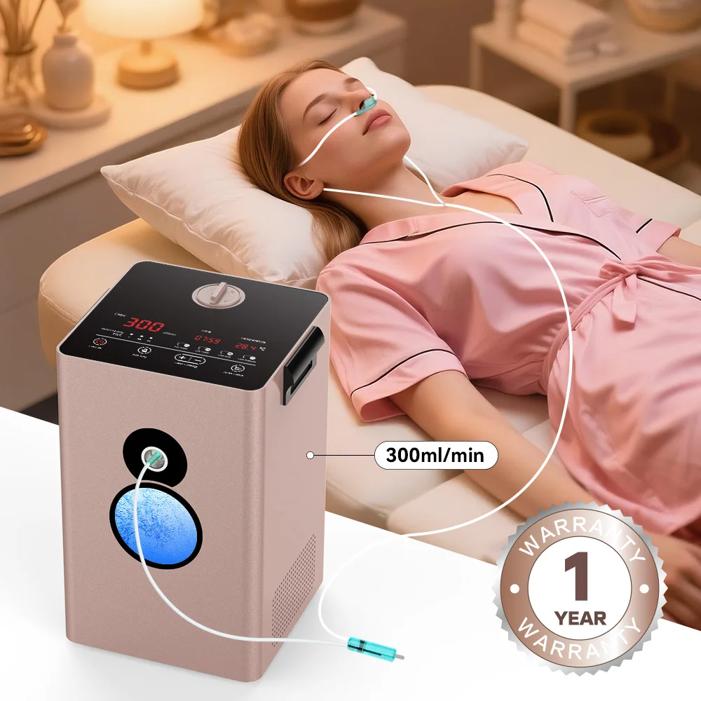 

Suyzeko Hydrogen Generator Machine Medical 450ml/min Hydrogen Inhaler H2 Hydrogen Inhalation Machine HHO Breathing Device
