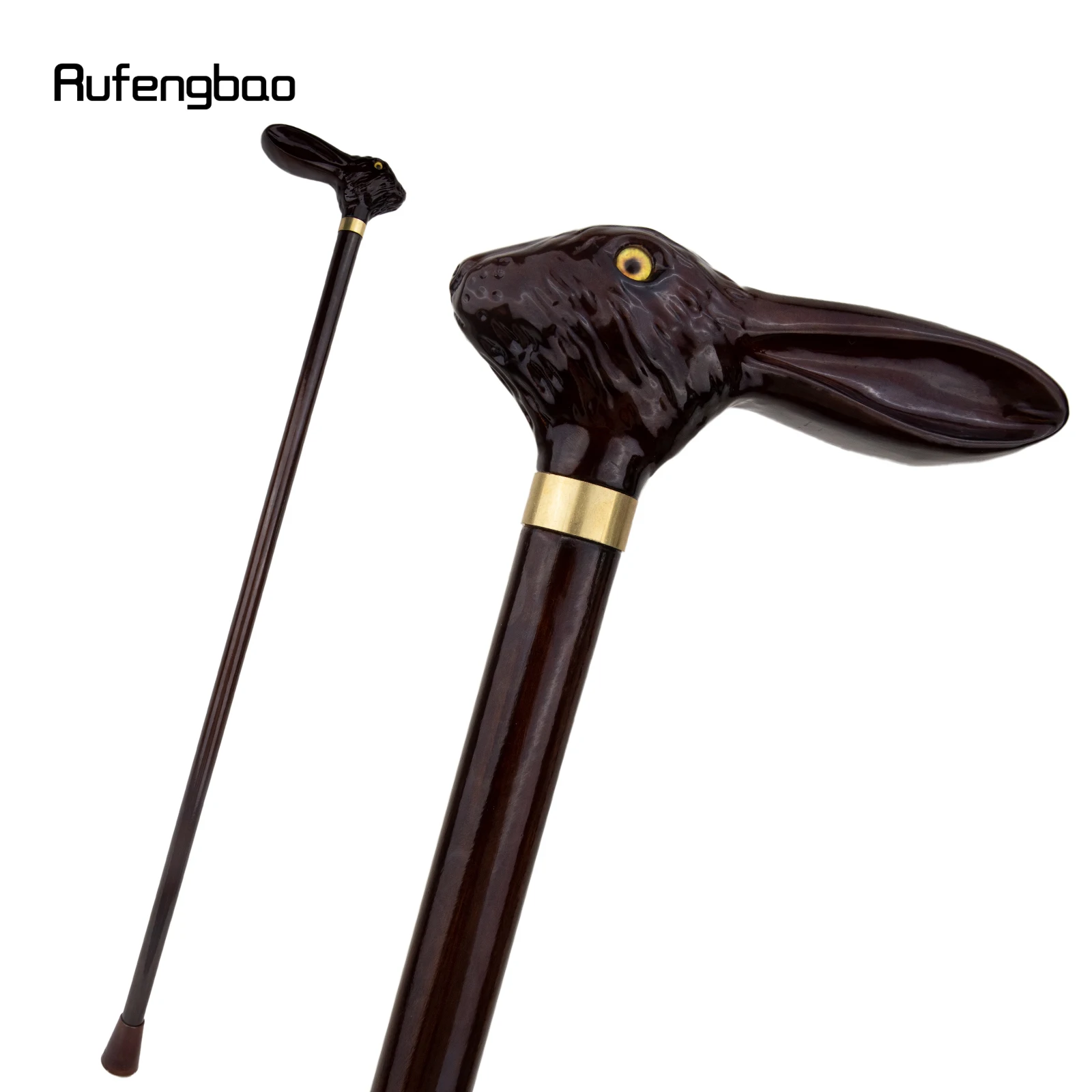 Madeira Vampire Cosplay Walking Stick, Meia Varinha, Coelho, Articulação Única, Decorativa, Cana, Dia das Bruxas, Festa, Moda, 93cm