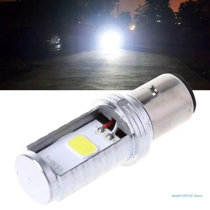 12W H6 Motorcycle Bulb LED Lamp Hi/Lo Beam Headlight Front Light Bright LED Lamp Motorbike External Light