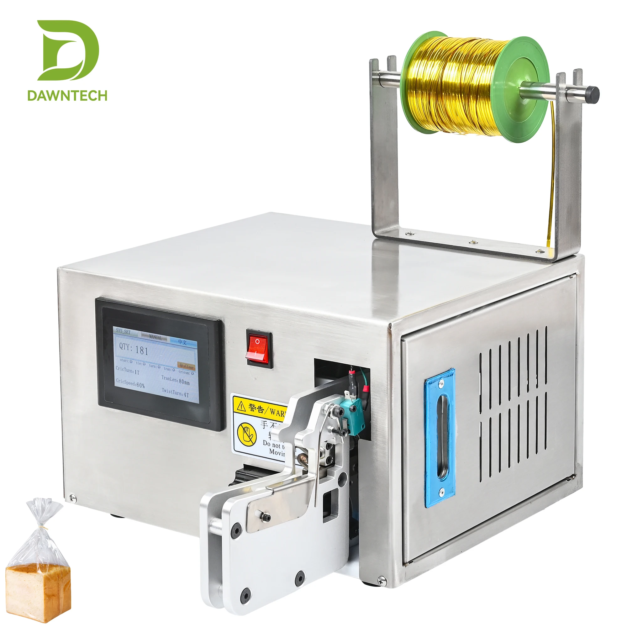 

Automatic Wire Ties Bundling Machine Various Wire Ties Bundling Machines Bread Bag Bundling Machine Twisting Packing Machine.