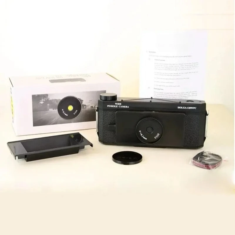 Wide Angle Pinhole Film Camera 120 Format Panoramic Creative Photography Retro Style Medium Format Camera for Artistic Photos