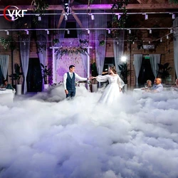 From US 4000W 5000W Low Lying Fog Machine Water Mist Machine 3000W Smoke Stage Equipment For Wedding Performance Double Tubes