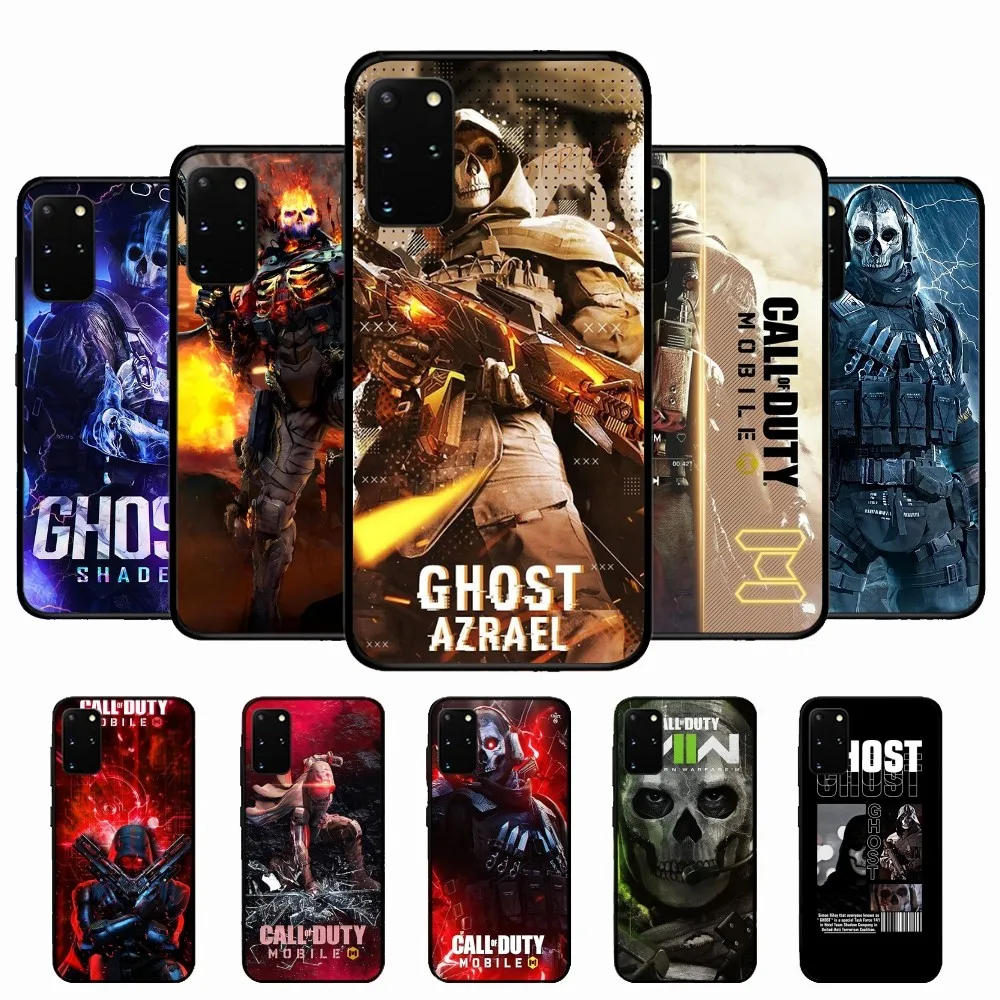 C-COD C-Call O-Of D-Duty G-Ghost Phone Case For Samsung S 9 10 20 21 22 23 30 23 24 Plus Lite Ultra FE S10lite Fundas