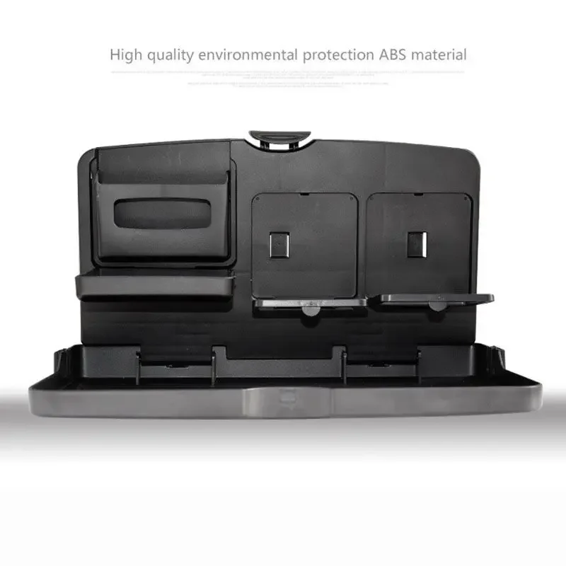 Foldable Car Back Seat Headrest Stand Tray Food Dinning Table Auto Child Desk Holder For Drink Cup Mobile Hamburger Fries