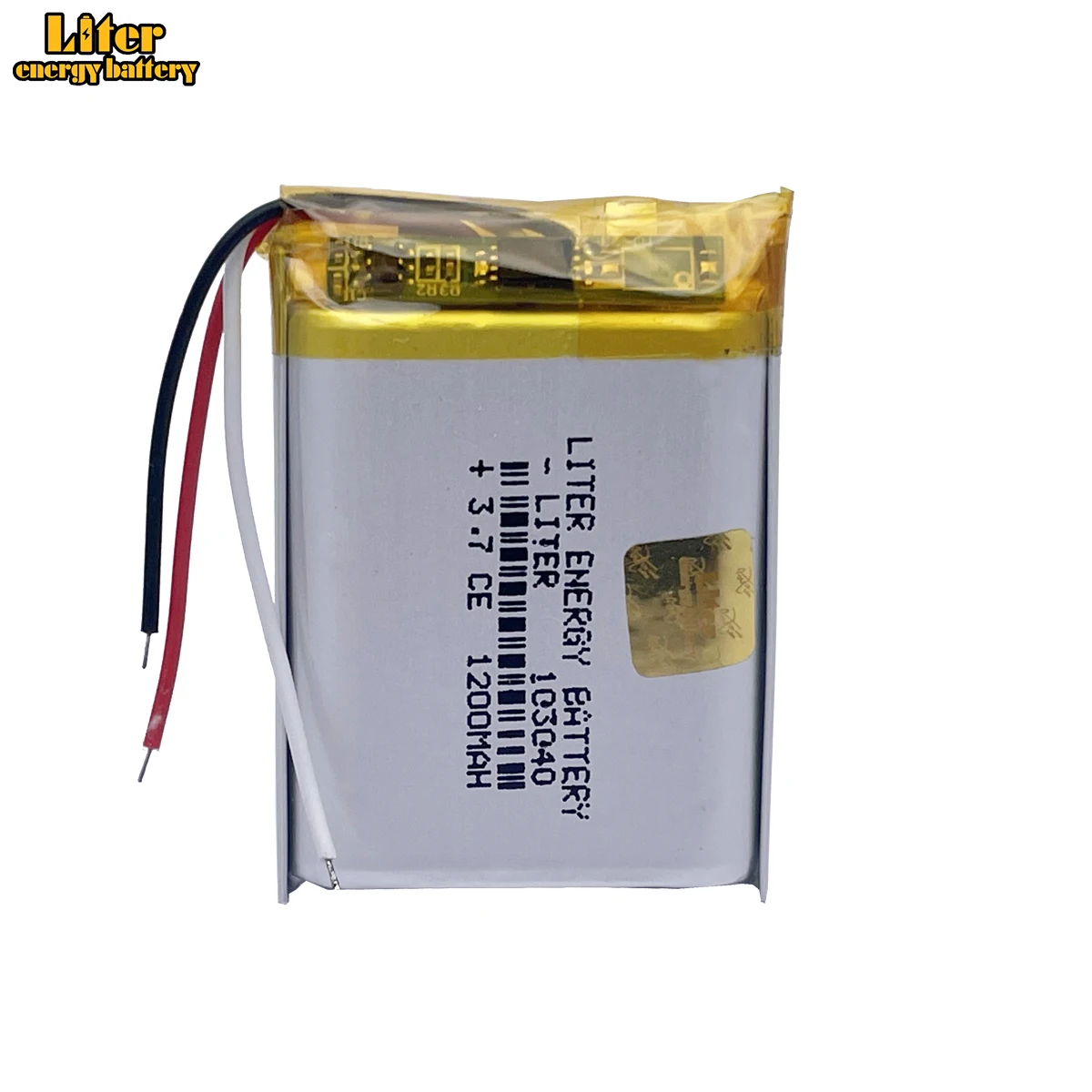 Bateria de 3 linhas para gps, 3.7 v, 103040, 1200 mah