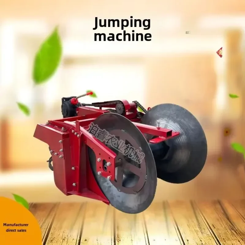 YJQ walking tractor with ridge beater agricultural farmland machinery disc ridge support