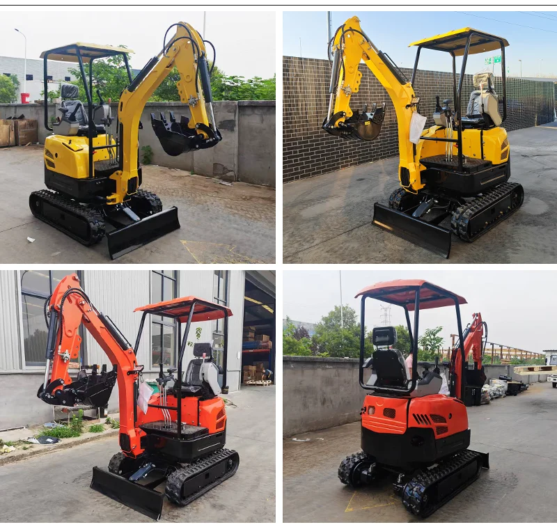 1,5T Mini-Bagger Stufe V Euro5 CE COC Kleiner Raupenbagger mit Hydraulischem Daumen und Dozerblatt, Optionale Anbaugeräte – Detail 5