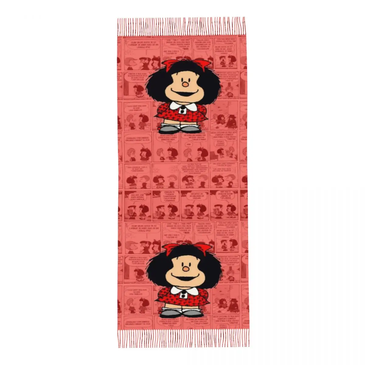 Женский шарф из пашмины, с рисунком