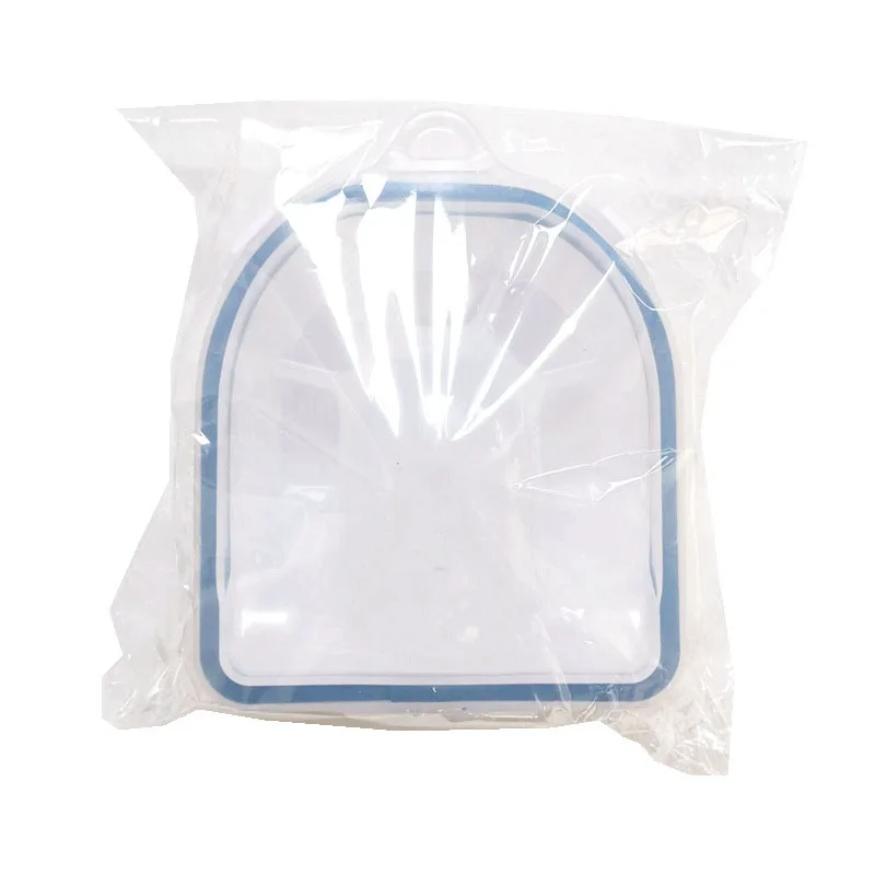 Removedor de esmalte de uñas, tazón de remojo extraíble de plástico PP, tazón de mano de espuma duradera con cubierta, herramientas de tratamiento de Arte de salud