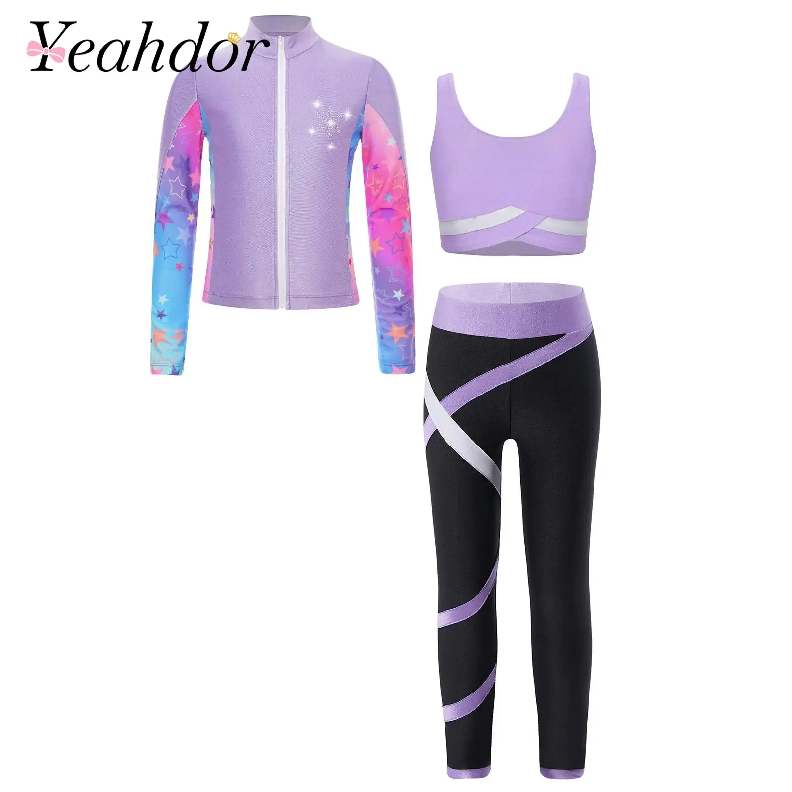 

Комплект детской одежды, спортивный костюм для фигурного катания, спортивные костюмы, детский спортивный комплект для девочек, спортивная одежда для спортзала, спортивная одежда