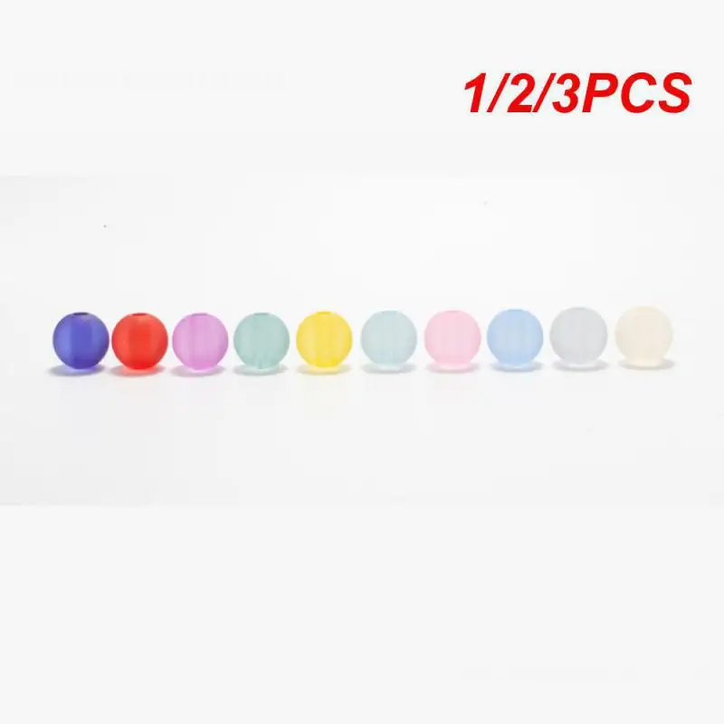 1/2/3PCS Round Bead Rich Colors Acrylic Loose Bead Frosted Bead Bead Wide Range Of Uses Size 16mm Acrylic Beads