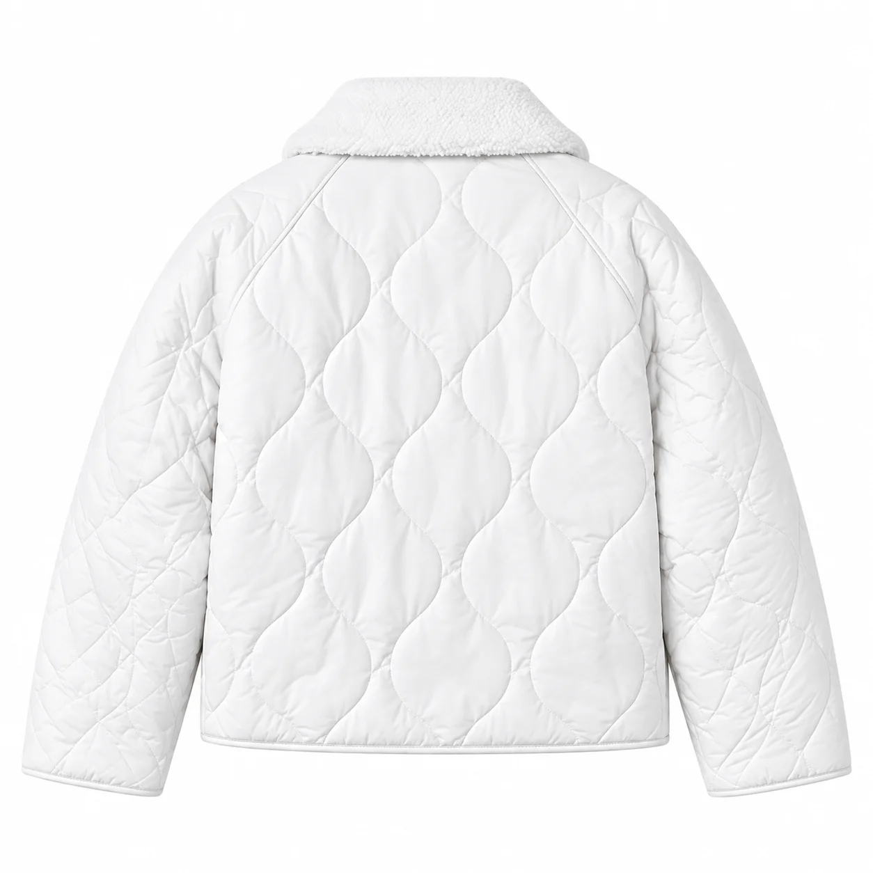:Custom patterned Women's Collared Cotton-padded Jacket