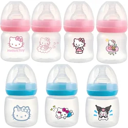 Hello Kitty Pacifier Bottle Explosion Proof Kawaii Kuromi Portable Mini Girl Life Supplies Daily Water Cup Melody Birthday Gift