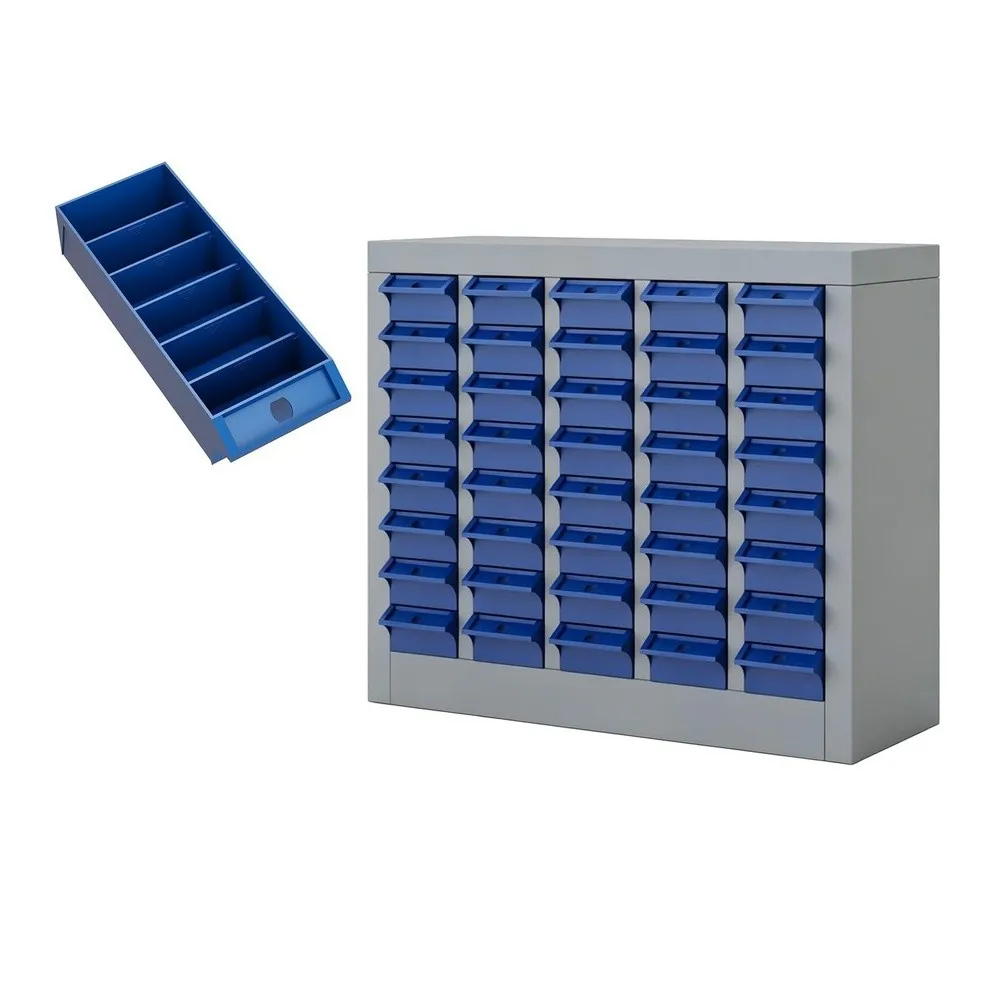 40 Drawer Tool Organizer Cabinet Metal Parts Cabinet with Labels