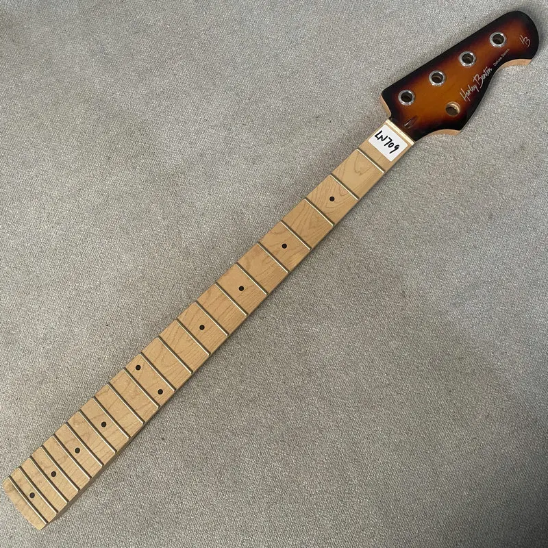 

LN709 Original HB 5-String Electric Bass Guitar Neck Right Hand 21 Frets Sunburst Headstock DIY Guitar Parts