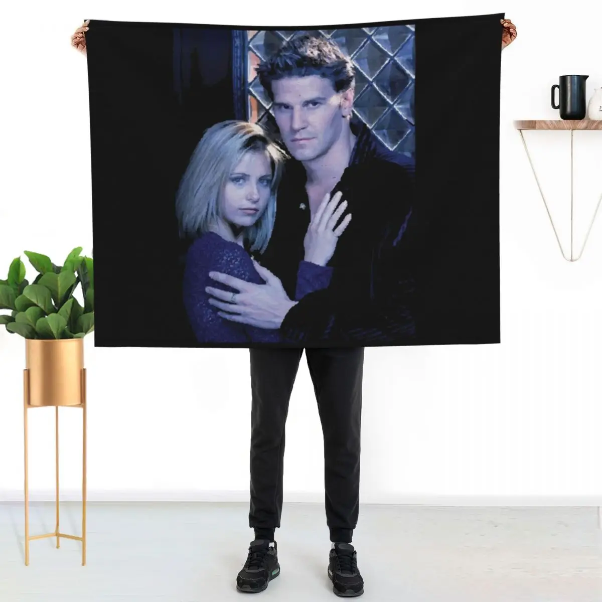 buffy- angel Throw Blanket Winter beds for winter Polar valentine gift ideas Decorative Throw Large Blankets