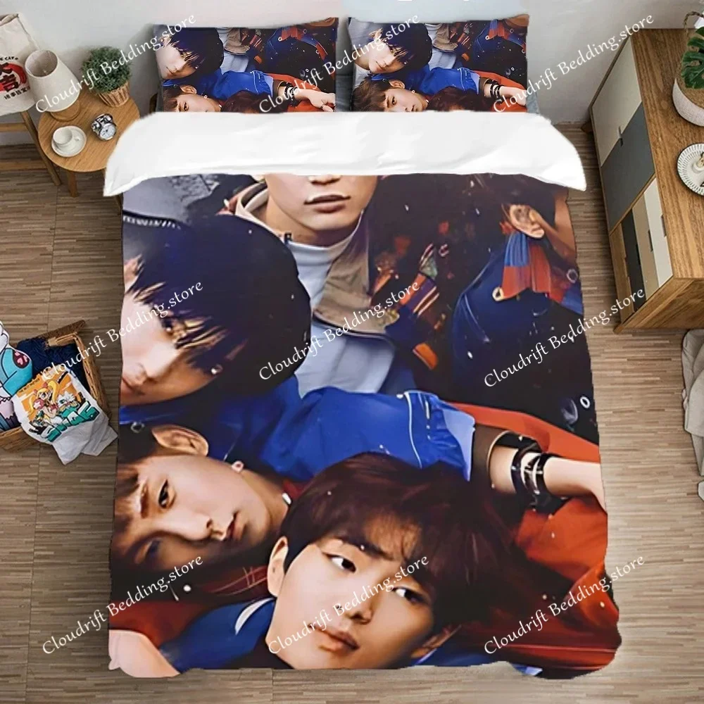 Duvet Covers Queen Bed Comforter Sets Quilt Cover Art Bedding Set Double Size Fashion Pillowcase S-SHINees Linen Home Textile026
