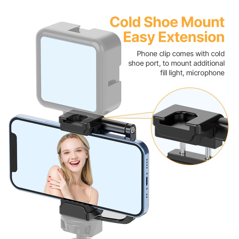 Ulanzi ST-30 Smartphone Periscope Flip Mirror Screen Vlog Selfie Bracket Phone Holder Universal for Samsung Huawei XiaoMi iPhone