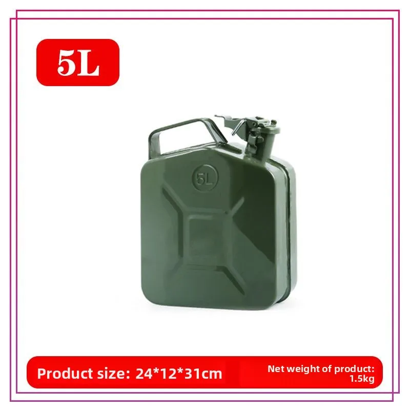 Premium Thickened American Iron Oil Drum Tractor Oil Drum 10 Liters 5 Liters L Refueling Drum Diesel Pot Car Special Spare Fuel
