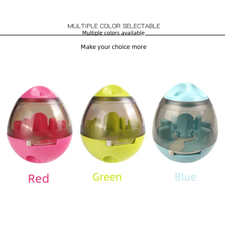 Factory Direct Amazon Pet Tumbler Leakage Ball Dog Training Toy Teddy Golden retriever Pet Supplies Squeaky dog toys Dog day Dog