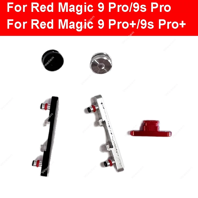 

Боковые кнопки включения и выключения громкости для ZTE Red Magic 9 9S Pro Plus, вверх и вниз, громкость, игровые боковые кнопки, детали кнопок