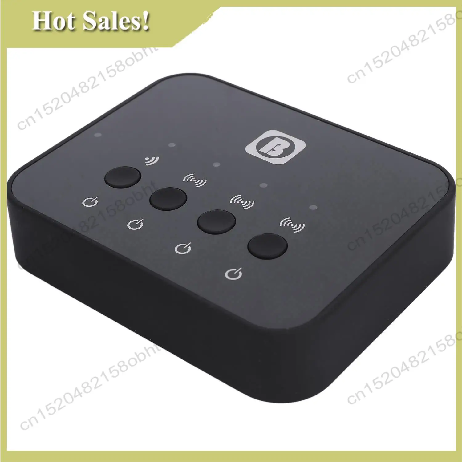 -PQWN Bw-107 Bluetooth 4.0 Stereo Audio Transmitter Splitter Adapter Music Receiver Sharing Device Function For Mobile Phone For