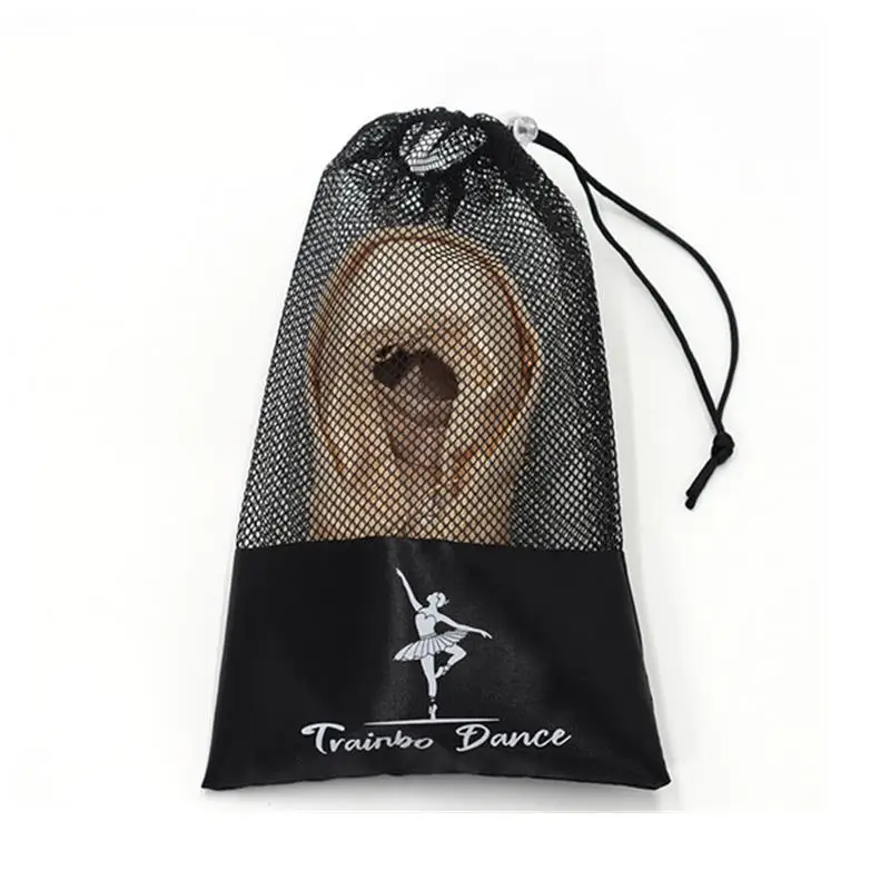 ピンクホワイトダンスバッグ靴収納ポーチバレエオーガナイザーハンドバッグバッグポーチサテンバレエシューズバッグダンスシューズポーチ