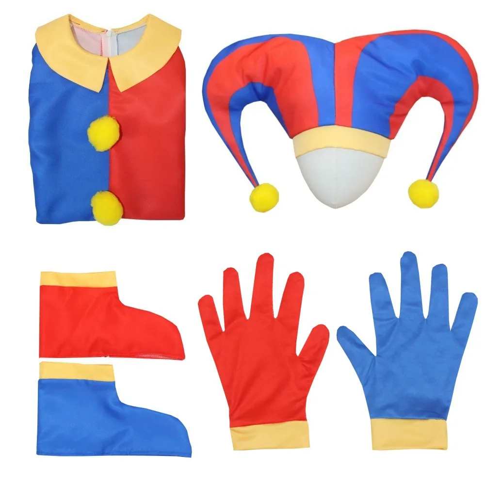 زي تنكري للسيريك الرقمي المذهل للأطفال ، أزياء العام الجديد للفتيات ، بذلة جمبسوت للأولاد ، ملابس مضحكة للكرنفال ، فستان عيد الفصح