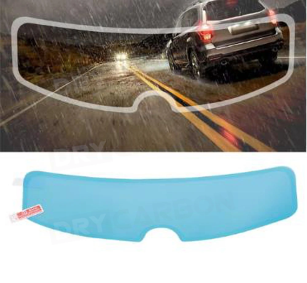 Helmets Rain-proof Film Racing Helmets Waterproof Film Anti-Fog Anti-reflective Sticker Moto Racing Accessories