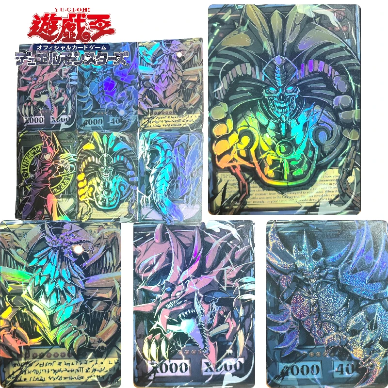 

Yu-Gi-Oh! Anime Characters Card of God Slifer The Sky Dragon DIY Homemade Collection Card Christmas Birthday Gift Game Toys