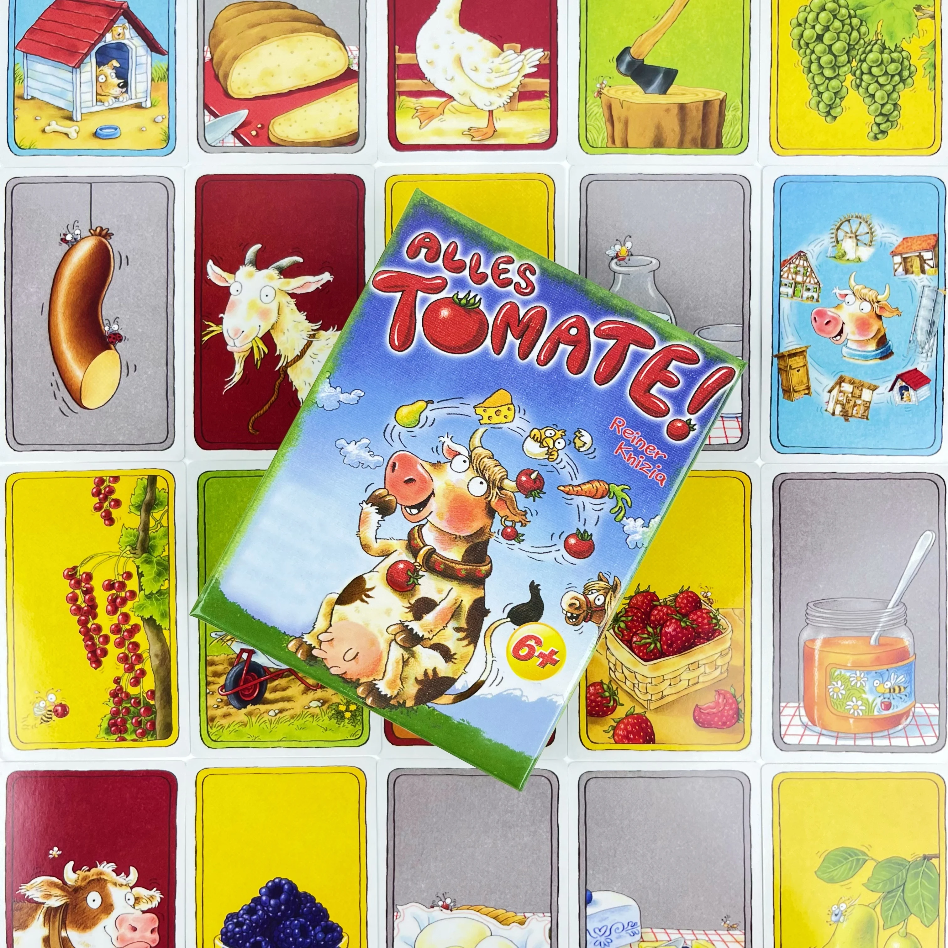 Alles Tomate! Memory Challenge 2-8 Players, 20min Fun Family Party Board Game