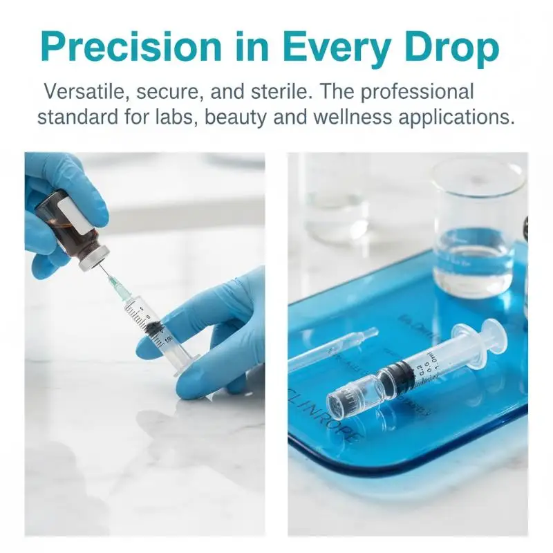 Glass Syringe Borosilicate Glass Prefillable Syringe Optional Capacity Borosilicate Glass