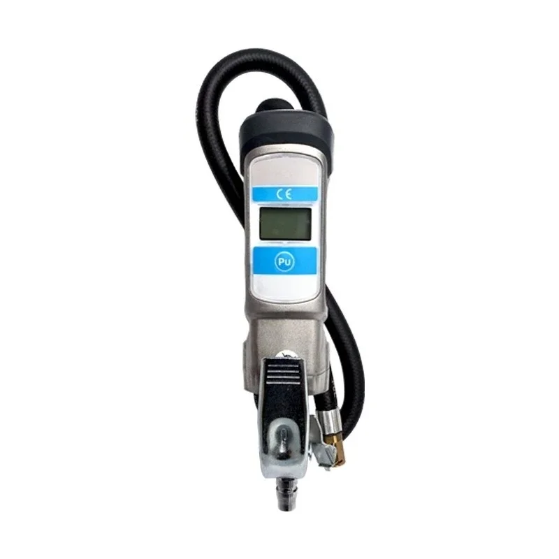 Tire pressure gauge, barometer Air gun Aluminum alloy digital display Auto tire inflation pressure gauge