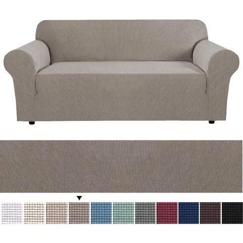 Bogda Honey comb Pattern Stretch Lastıklı Flexible Seat Sofa Case 3 Personality Stone