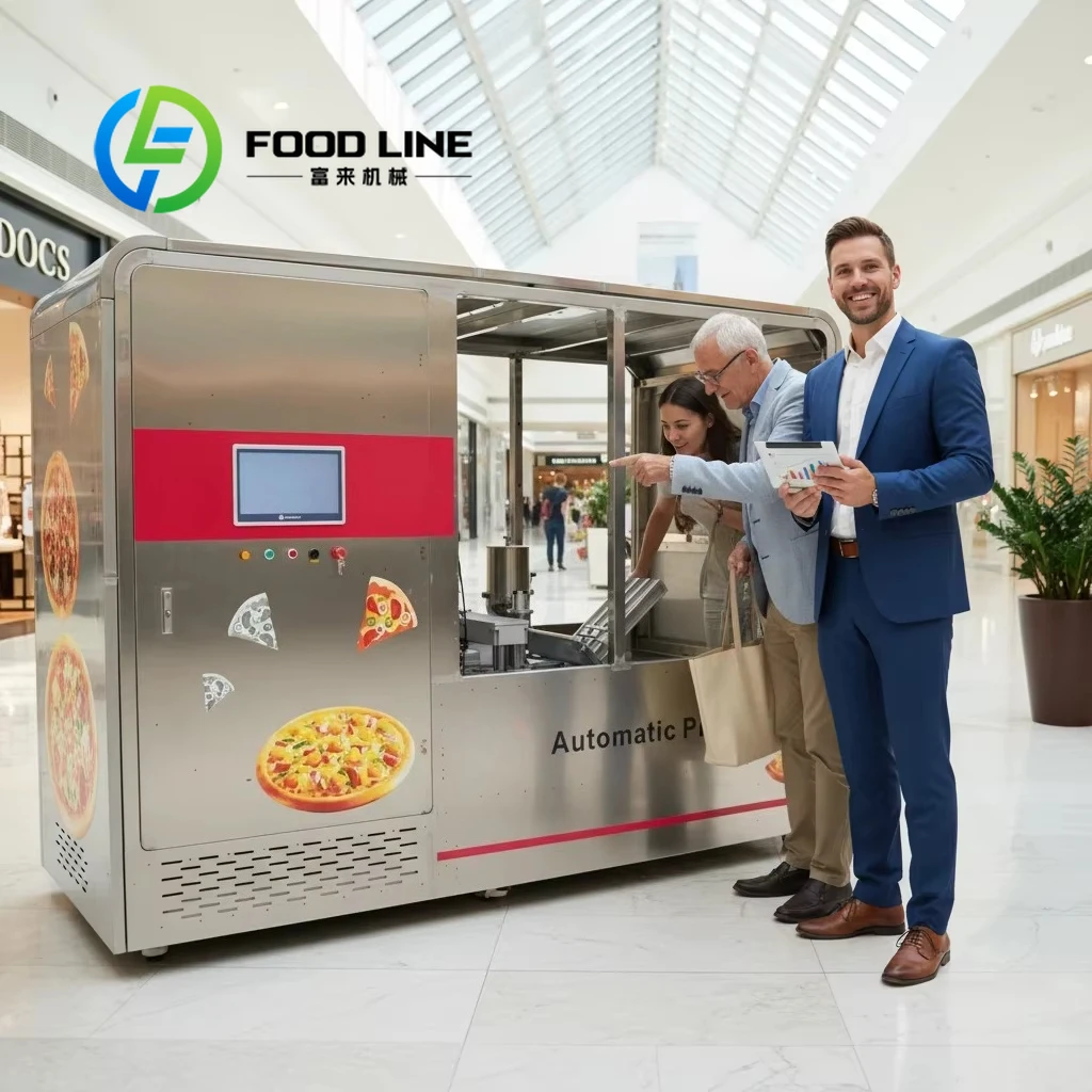Customize Automatic Pizza Production Equipment - Modular Design - Supports Customization Of Sauces And Ingredients