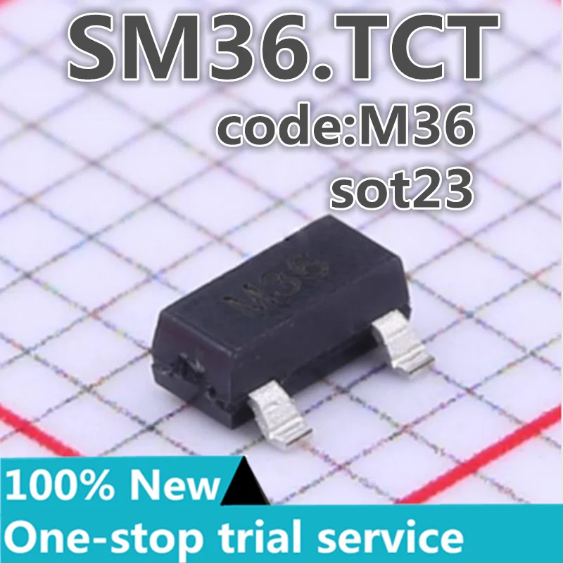 50-3000pcs SM24.TCT SM36.TCT SOT-23 SEMTECH Static and Surge Protection TVS/ESD New original genuine