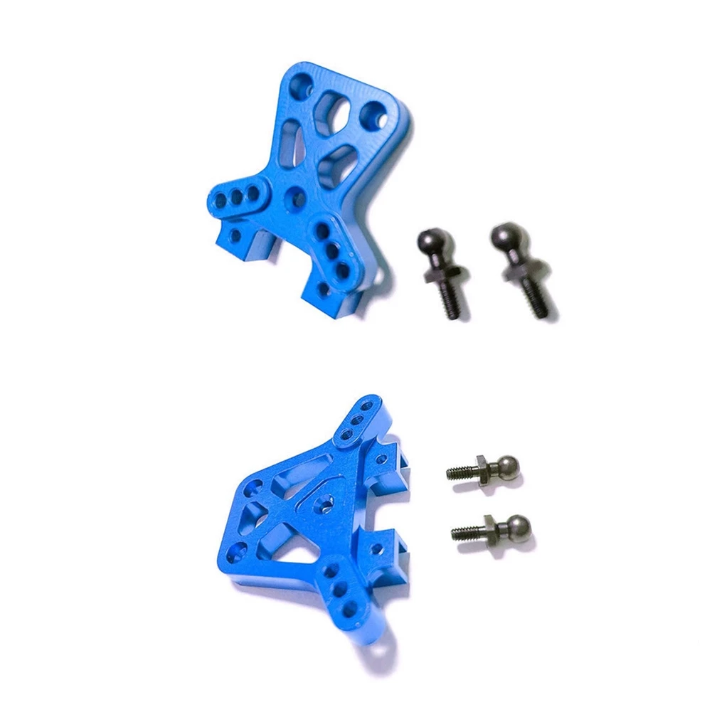 New Metal Upgrade Parts Kit Caster Block Steering Blocks Suspension Arm for Traxxas LaTrax Teton 1/18 RC Car Blue