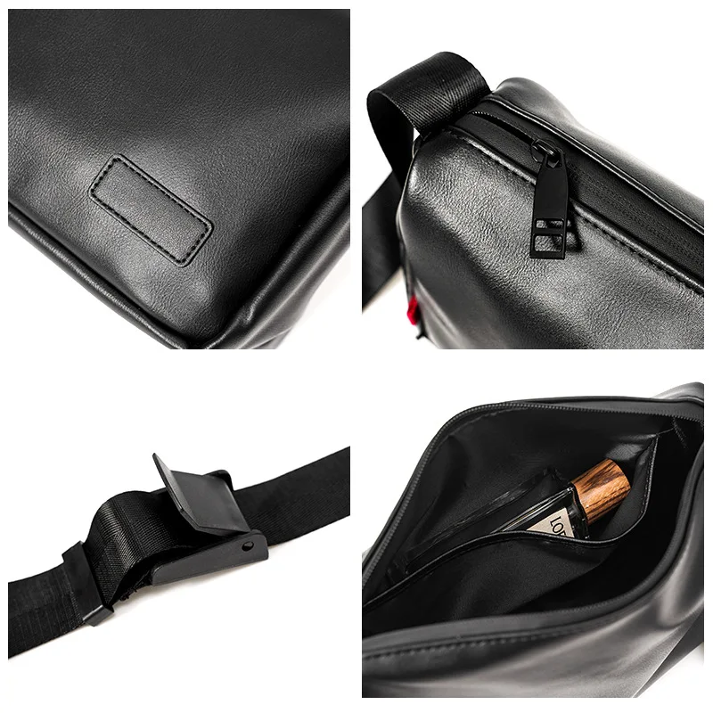 Fashionable New Men's Bag Brand, Simple Single-shoulder Bag, Horizontal Small Square Bag, Outdoor Men's Crossbody Bag Mens Bag