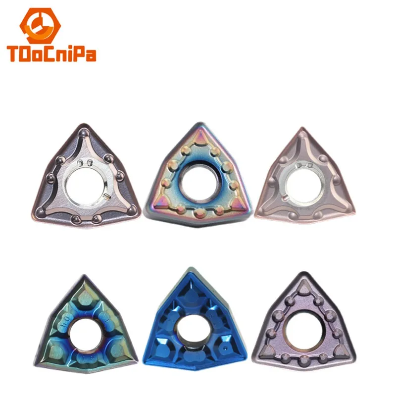 Hardened steel high hardness stainless steel WNMG080404-MA/MS/WNMG080404-TF peach type external turning inserts