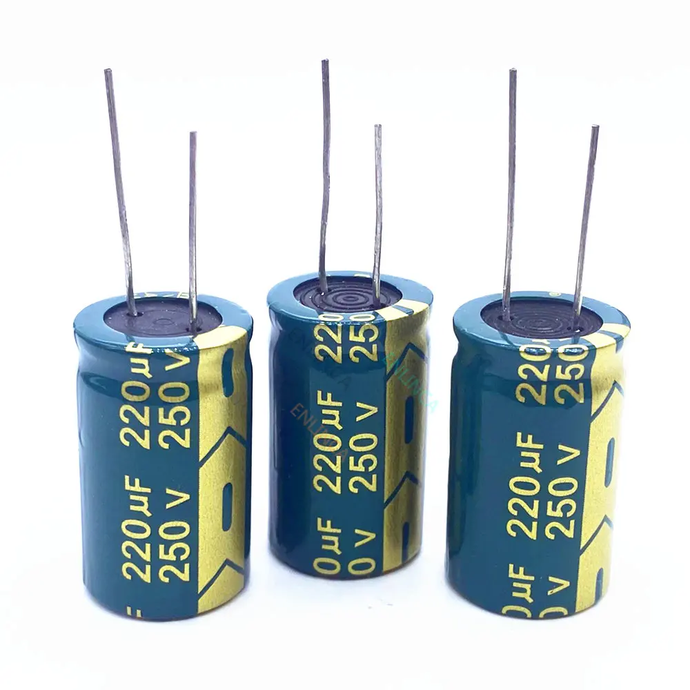 

2Pcs/lot 250v220uf High Frequency Low Impedance 250v 220UF Aluminum Electrolytic Capacitor Size 18*30MM 220UF 20%