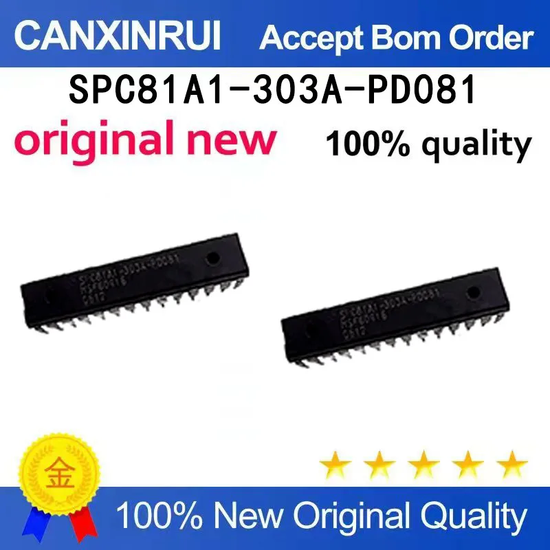 (5pcs-100pcs）Brand new original SPC81A1-303A-PD081 DIP28 spot chip IC