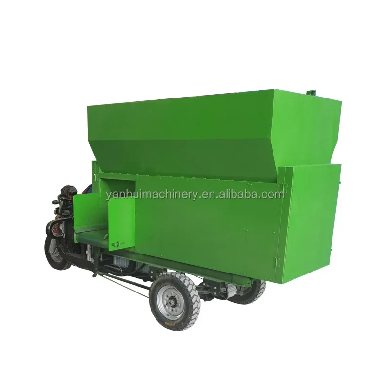 New arrival sheep feed distribution goat forage spreader electric cattle feed spreader for sheep goat farming equipment