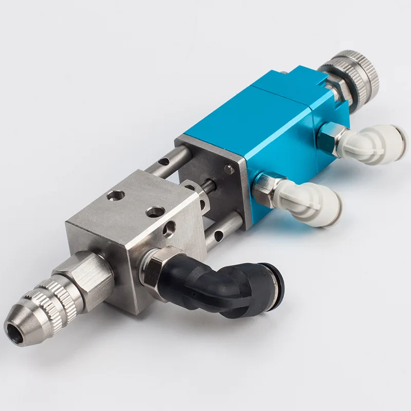 Mini válvula de retenção precisa e precisa, válvula de distribuição de controle de saída de medição de alta precisão, válvula de êmbolo de agulha