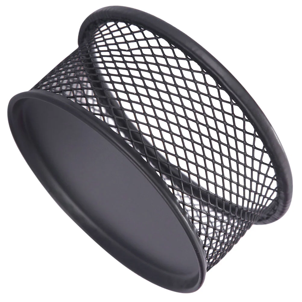 

6pcs Black Mesh Paper Clip Holder Desk ganizer for Office School Supplies Clip Holders Clean Storage Set