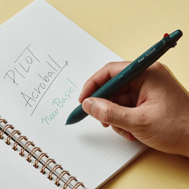 Pilot Acroball Multifungsi 5 in 1 Pulpen & Pensil Otomatis Tulisan Halus Getaran Rendah untuk Mencatat Menggambar Merancang