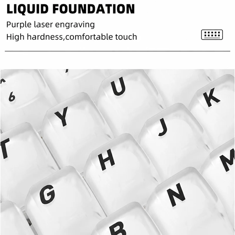 CSA Profile Mechanical Keyboard Keycaps Liquid Foundation 2nd Gen 132 Key/set Kit Personalized Small Full Set Box