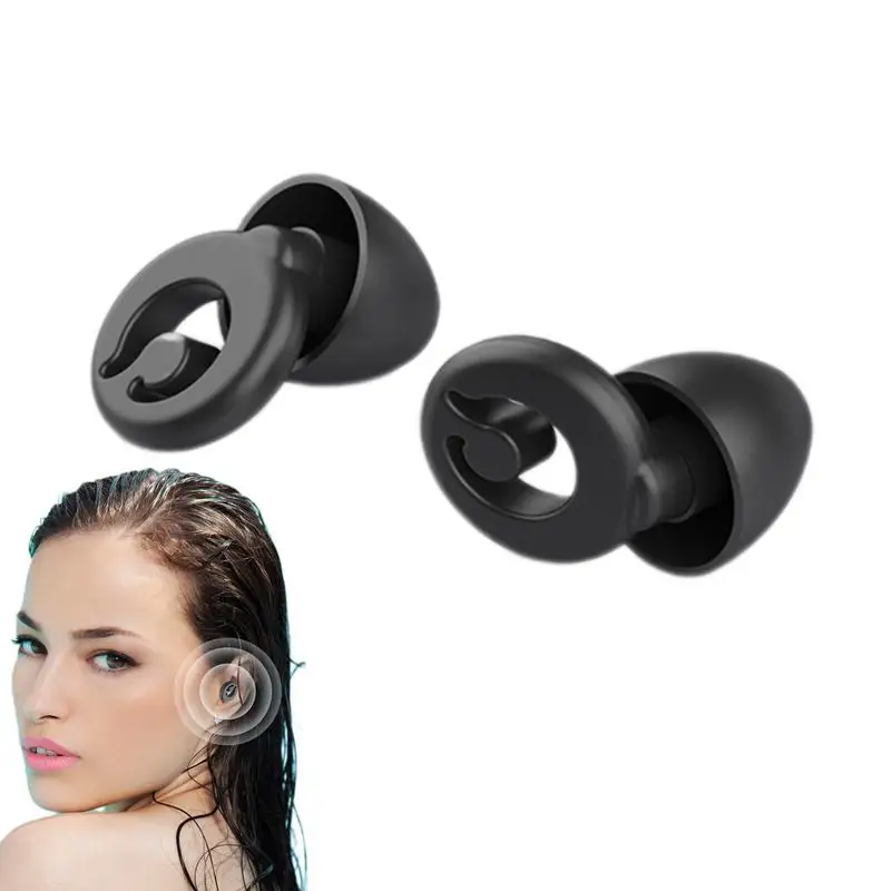 Sleep Ear Plug Waterproof Silicone Swimming Ear Protector Canceling Noise Reduction Soundproof Sleeping Earplugs for Travel Home